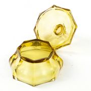 Art Deco bonbonniere, crystal, Moser, Czechoslovakia, 1930s