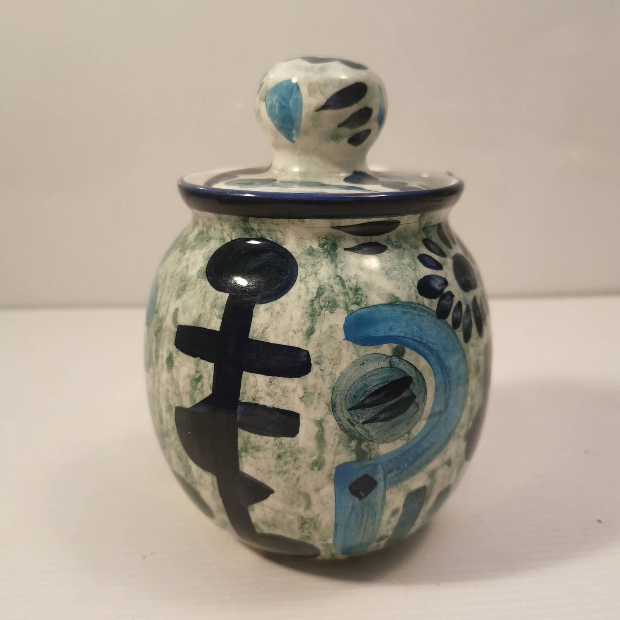 Pretty Vintage Box/Pot Handmade and Signed Below