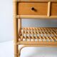 Pair of DUX Scandinavian Nightstands in Bamboo