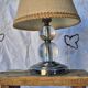 Lampe Art déco style Jacques Adnet, boule en verre