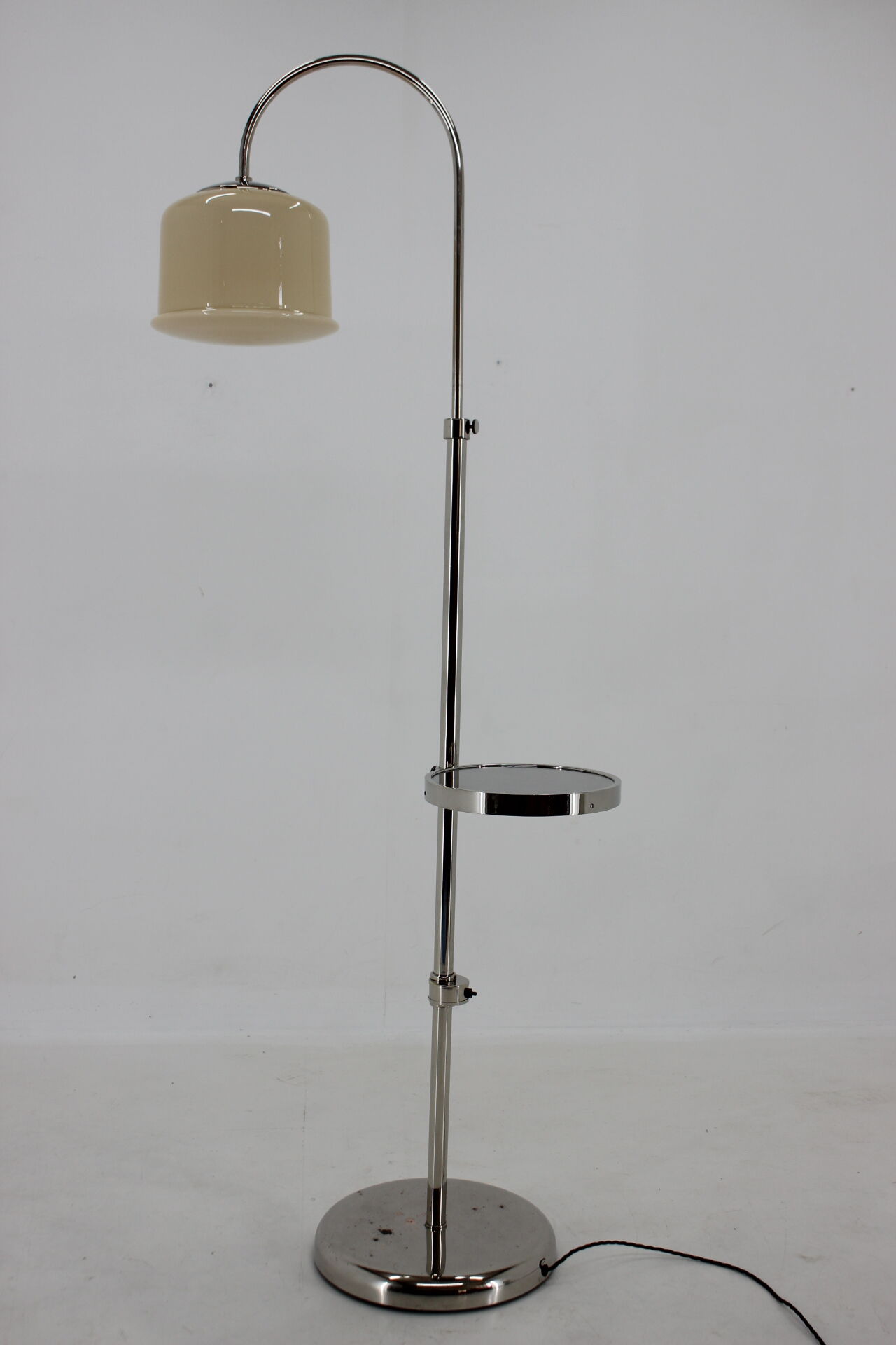 1930s Bauhaus floor lamp, Czechoslovakia