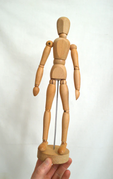 Pantin articulé en bois