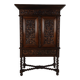 Cabinet colonial sculpté du 19e siècle – Indes orientales néerlandaises