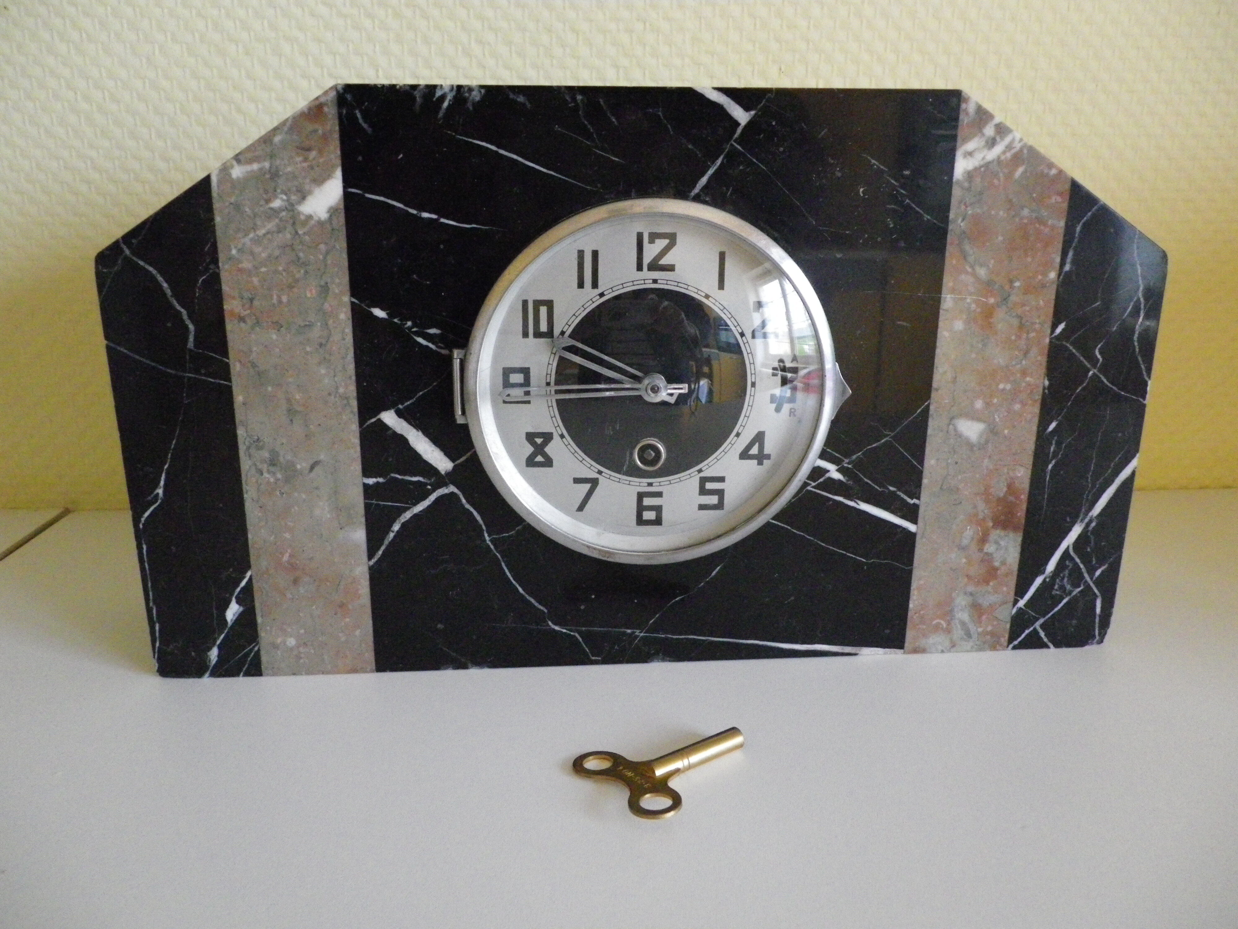 Thick marble clock 30/40