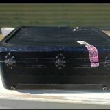 Metal case, army, French Navy Vintage 70s