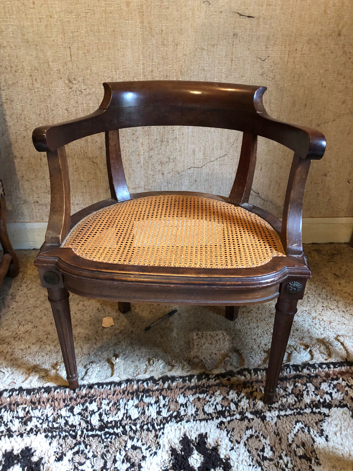 Desk chair Louis-Philippe style