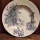 French vintage soup plate, R. Lafitte, Terre de Fer, Salins