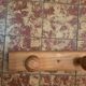 Wooden coat rack