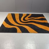 Vintage modernist rug, 1970s