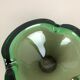Heavy Murano Glass "Green" Bowl Element Shell Ashtray Murano, Italy, 1970s