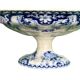 Gien - monogrammed pedestal cup