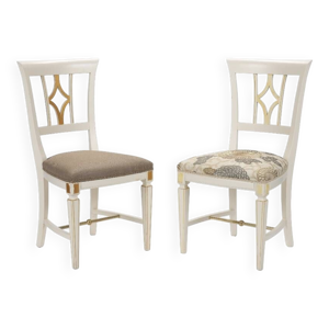 lot de deux chaises en