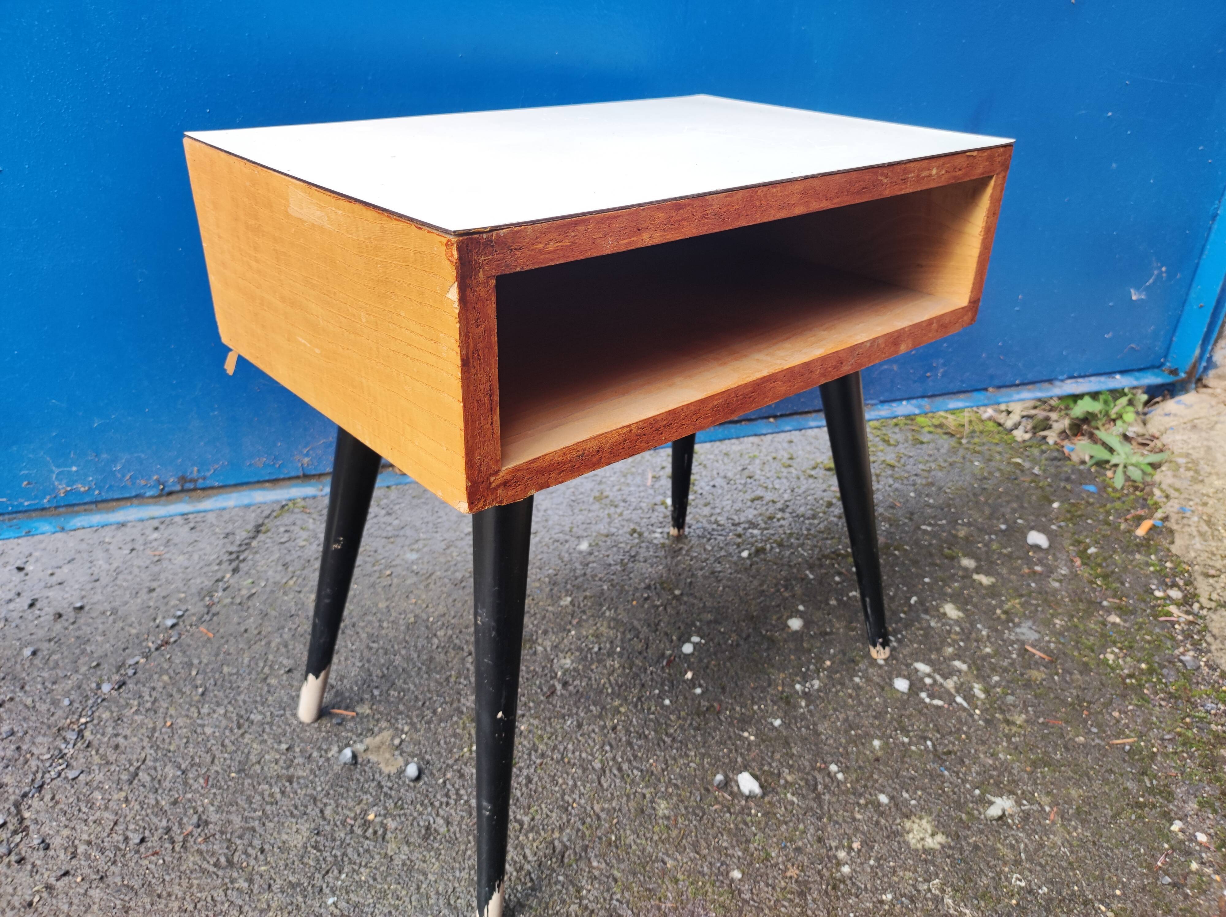 Scandinavian design compass side table