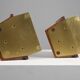 French Art Deco Bookends in Wood and Bronze, circa 1920