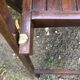 Chaises pliantes bois vintage