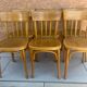Set of 6 vintage 1960s bistro chairs