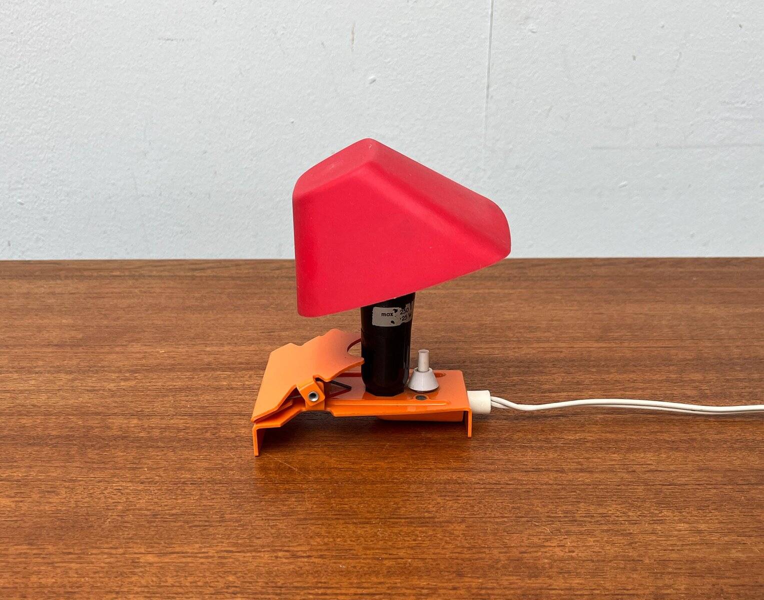 Mid-century East German space age clamp lamp by Krania, 1960s.