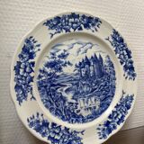 Assiette bleu porcelaine BP