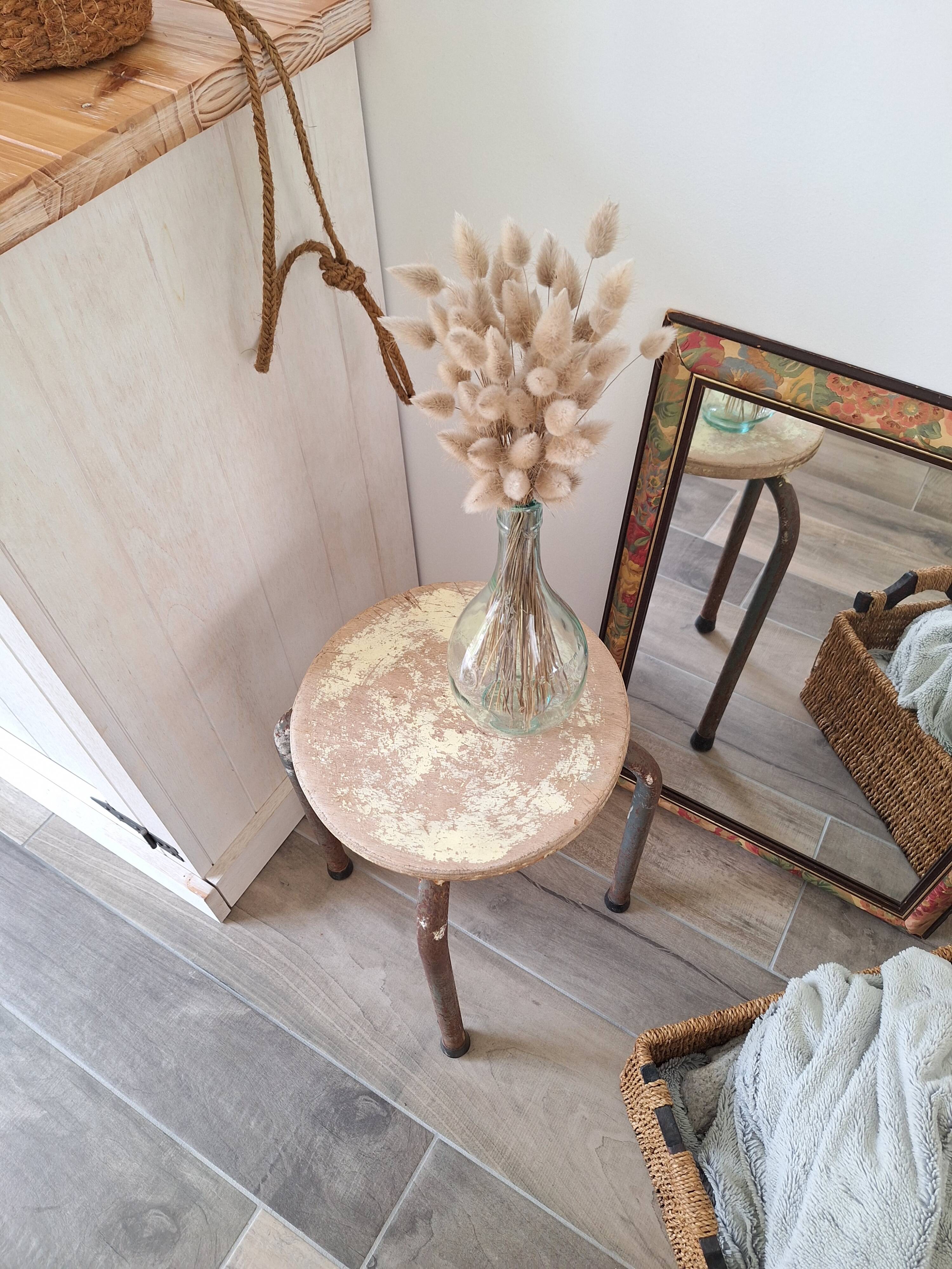 Vintage workshop school stool