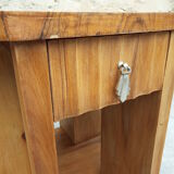 Octagonal art deco side table