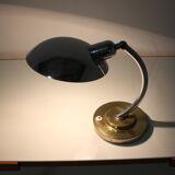 Lampe de table en métal du milieu du siècle, années 1950.