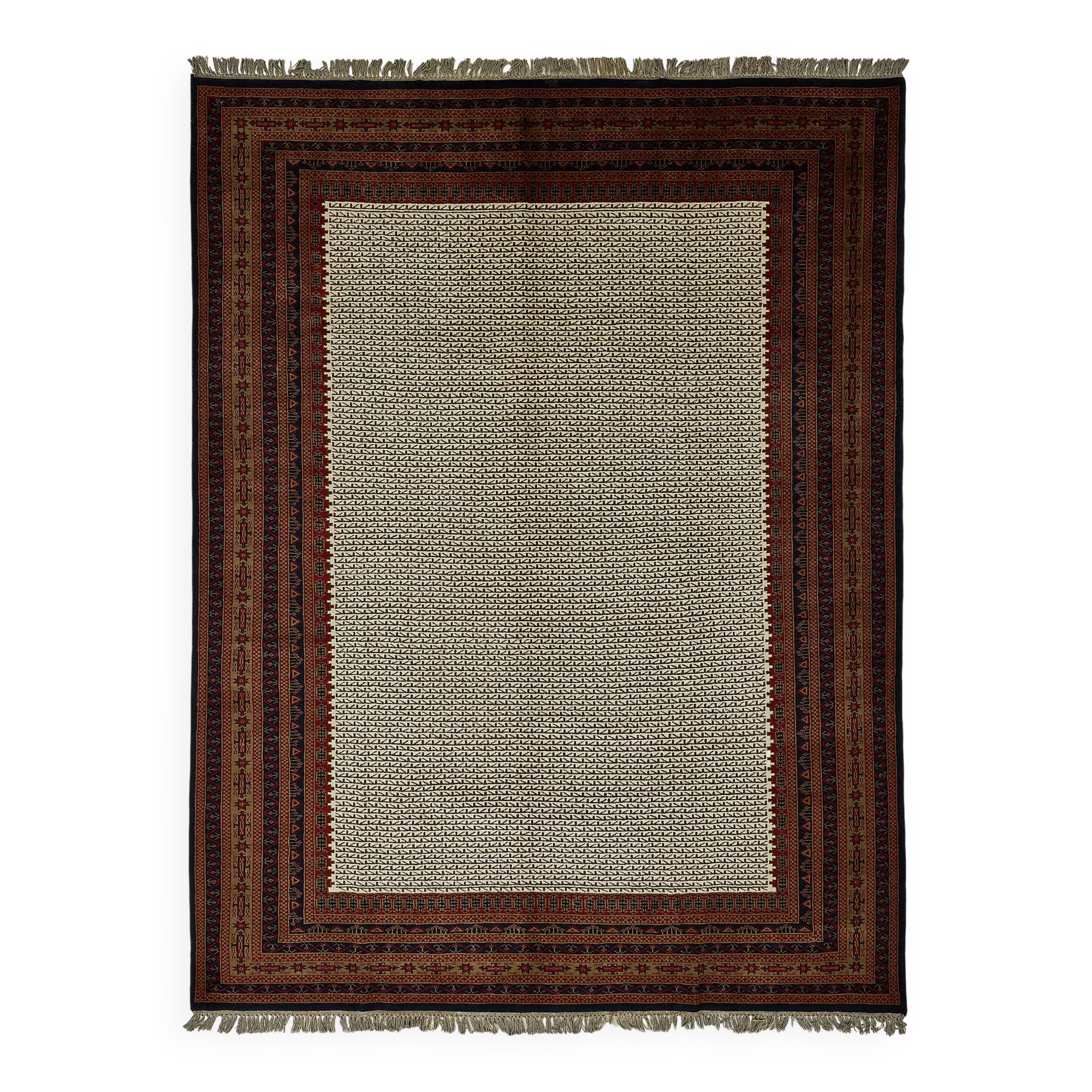 Turkish Handknotted Wool Oushak Rug 242 cm x 311 cm