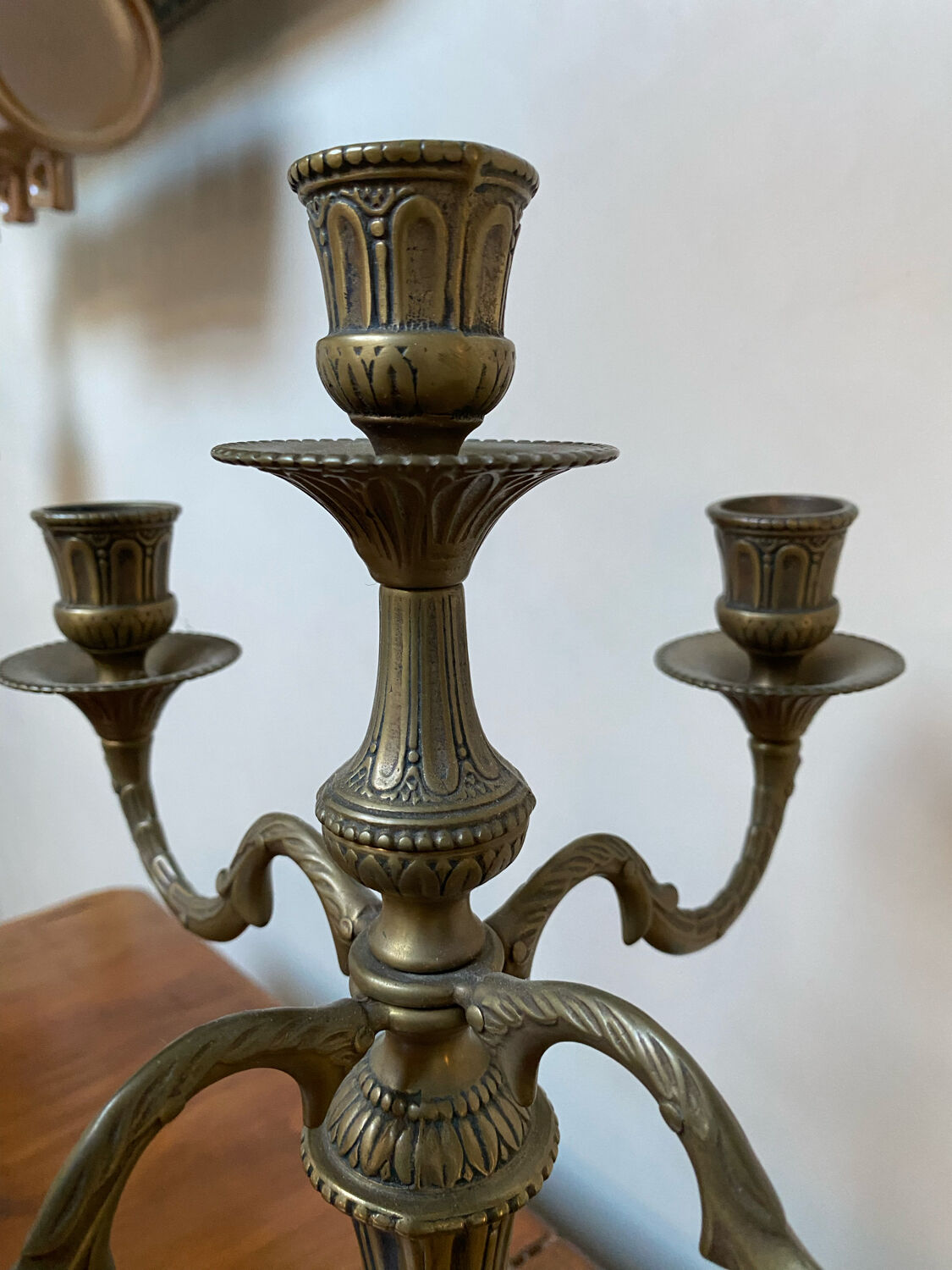 Brass candle holder