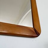 Vintage 70s pine mirror