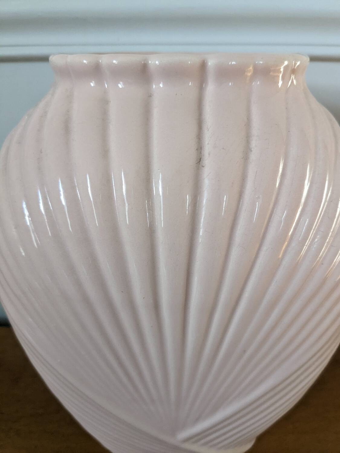 Vintage draped vase