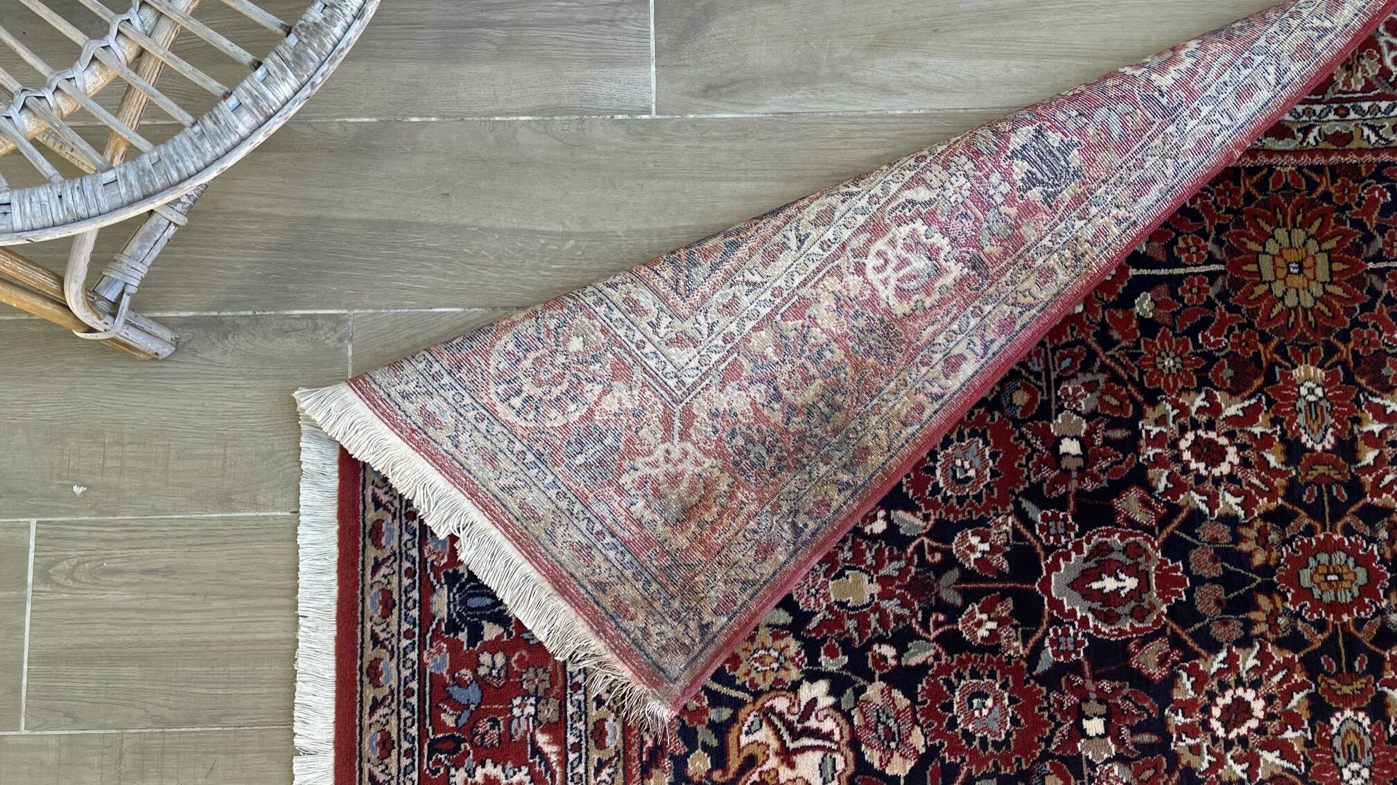 Vintage mechanical carpet art deco inspiration 186x138cm