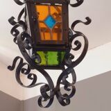 Wrought iron lantern from the 1940s