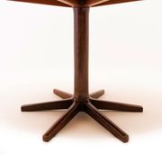 Danish Mid Century Yin-Yang teak extending dining table by Ole Gjerløv-Knudsen and Torben Lind