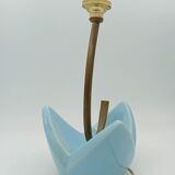 Ceramic lamp and brass circa 1955