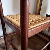 Set of 4 mismatched chairs