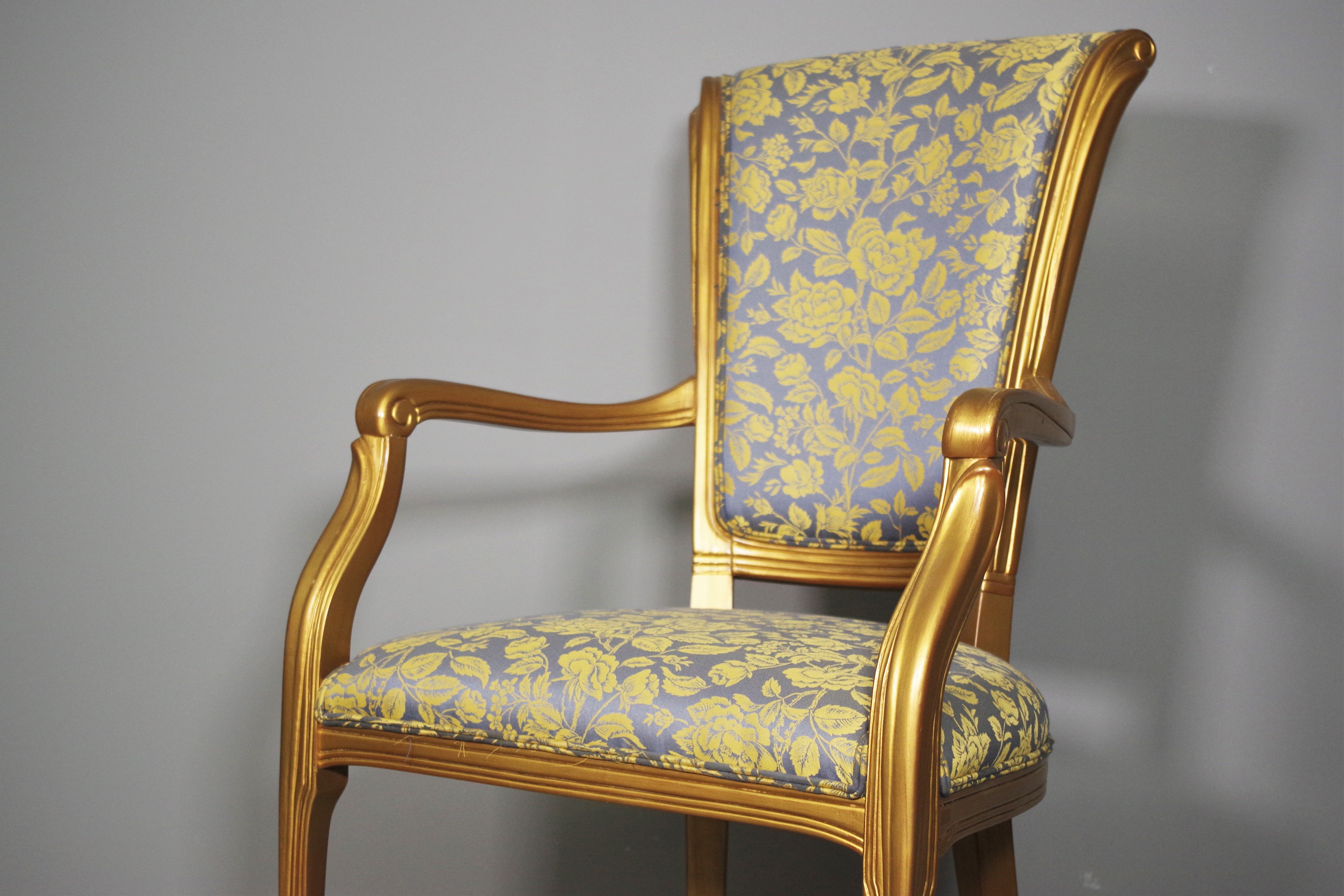 Baroque style dining chair, Venice, 1930