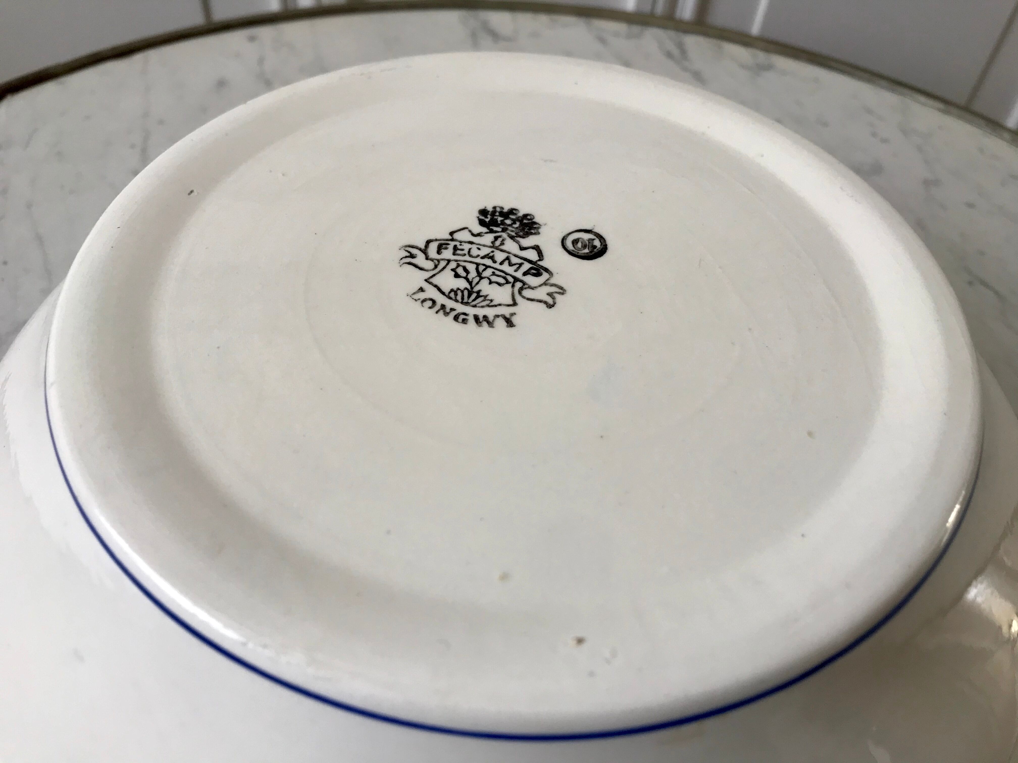 Saladier Longwy modèle "Fécamp" années 30-40