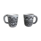 Pair of vintage mugs by Jean Austruy in Vallauris.
