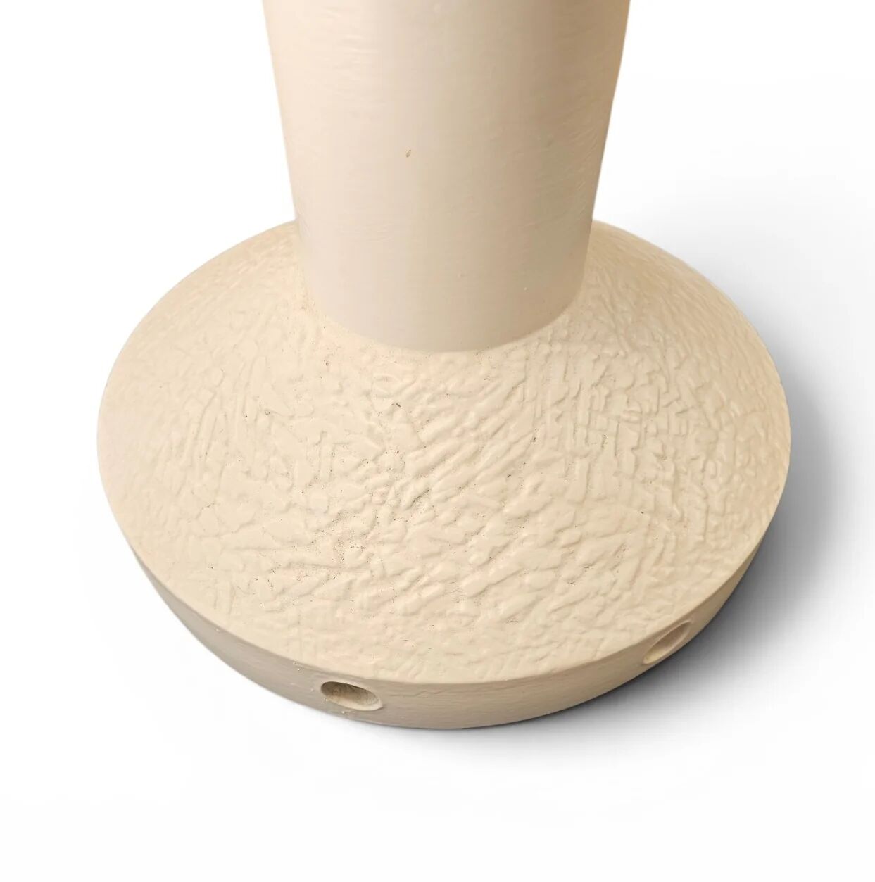 Lampe suspendue en céramique mate émaillée / années 1970