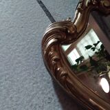 Mirror gilded wood 18 eme, mercury mirror