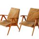 Paire de fauteuils tchécoslovaques, années 1960