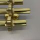 rare Brass tube "TORCH" Wall Light sconce by GAETANO SCIOLARI, Italy 1970s
