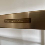 Magnificent vintage shelf by Pierre Vandel, signed.