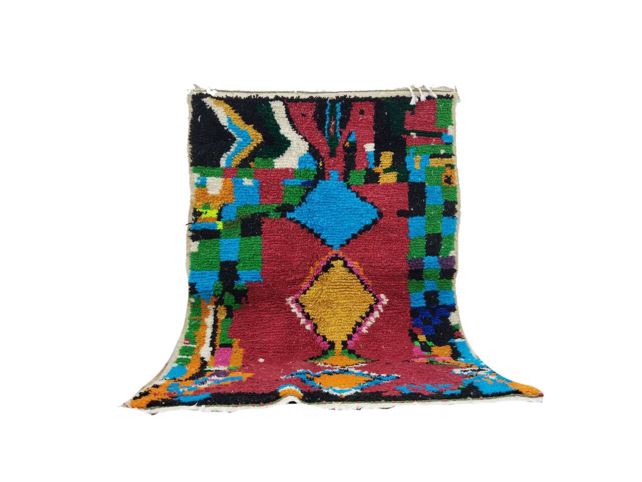 Handcrafted Moroccan Berber Rug 155 X 105 CM