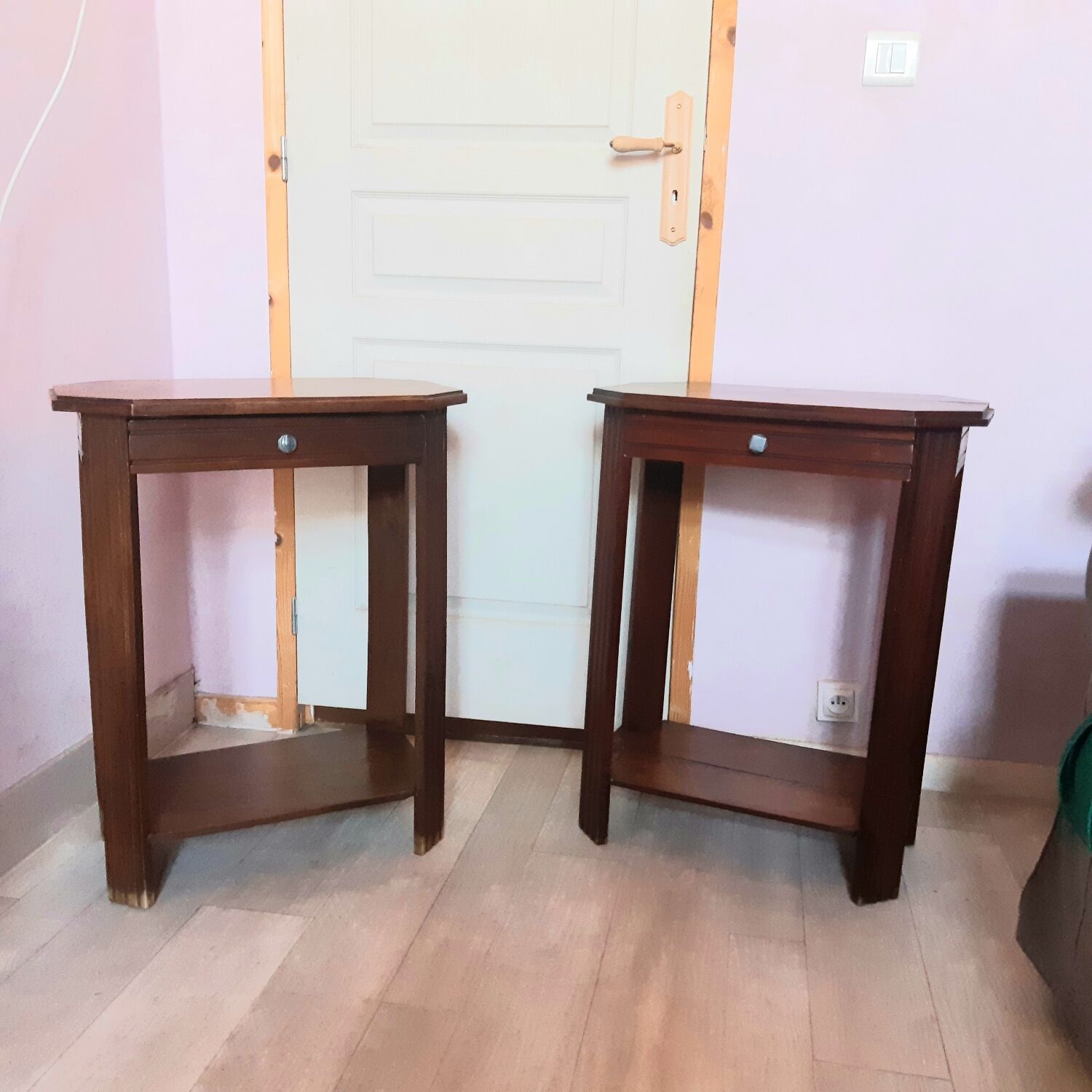 Pair of bedside tables or side table