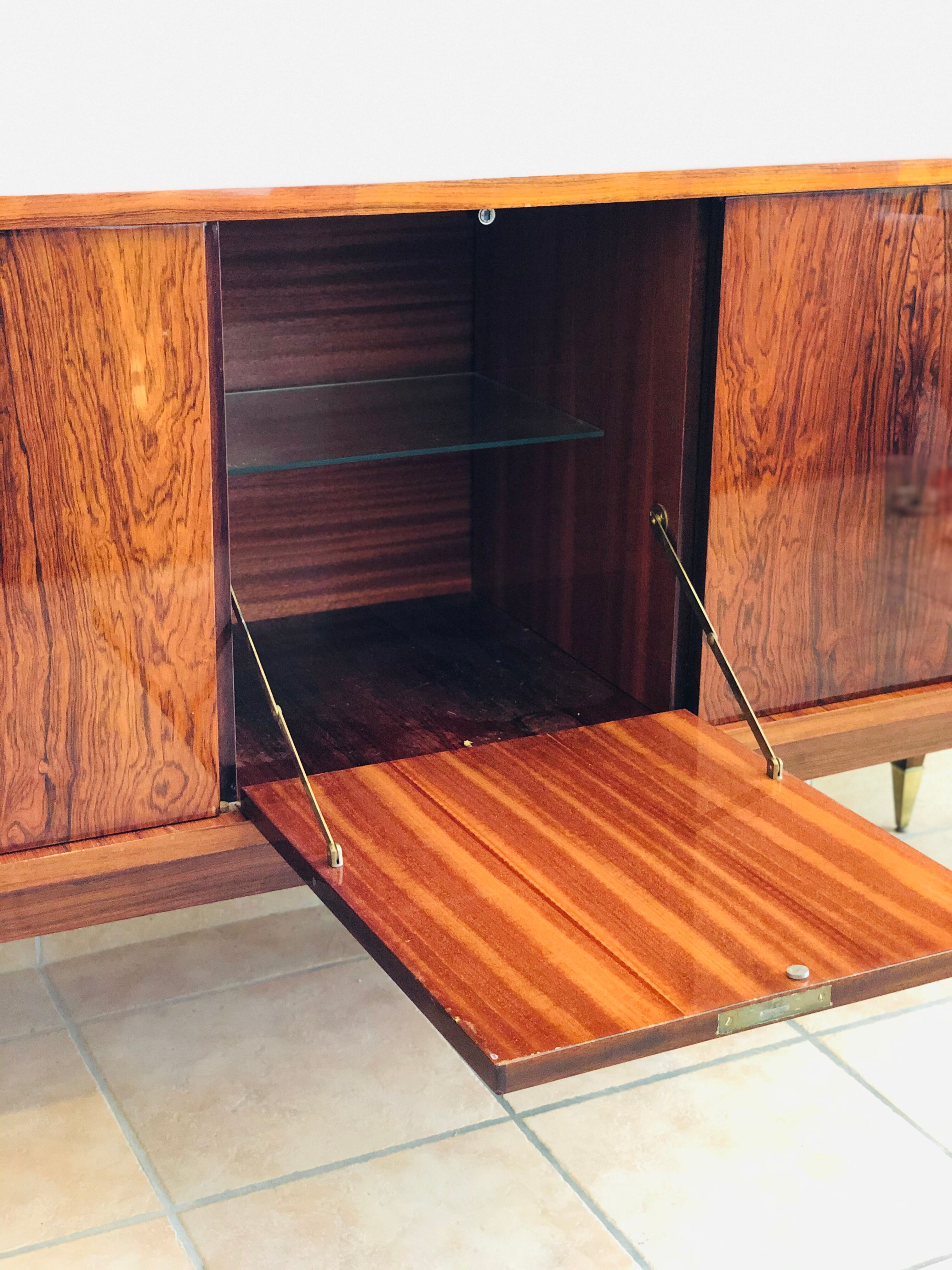 Vintage rio rosewood sideboard by Malora 1960