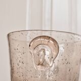 Ice bucket biot old bubble glass