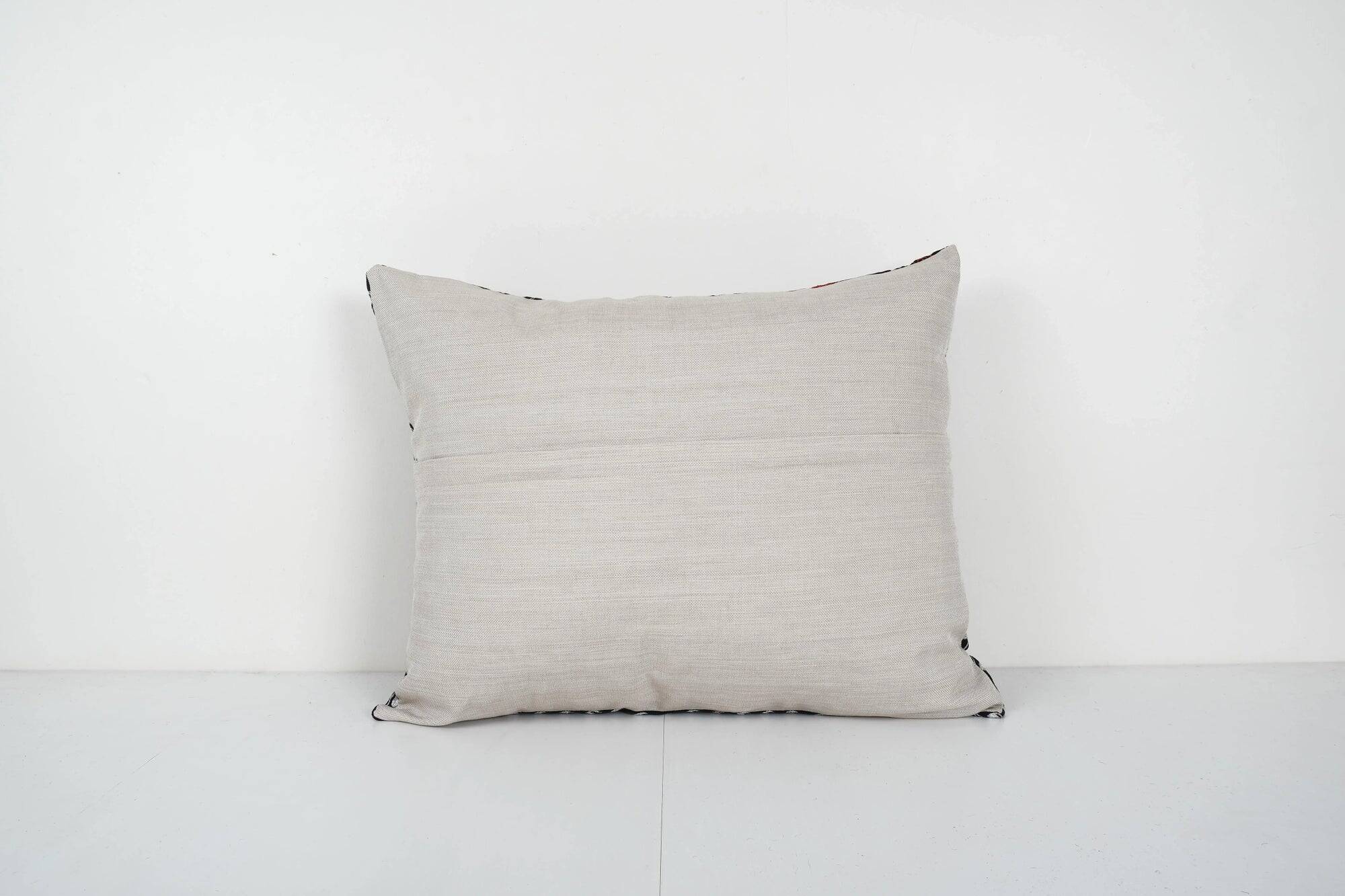 Vintage embroidered cushion cover 66x51 cm