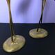 Lot of 2 statues heron brass - years 60 / 70