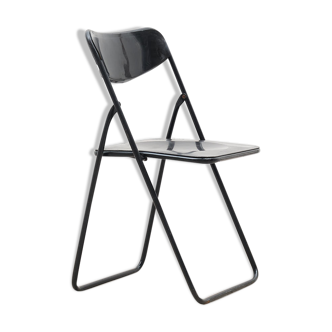 Vintage black IKEA folding chair