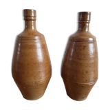 Paire de vases en grès